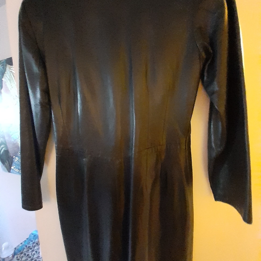 SEXY BUTTER SOFT LEATHER DRESS